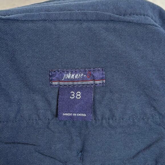 Johnnie-O Men's Wilton Cotton Linen Blend Shorts in Wake NWT Size 38 - Picture 3 of 5